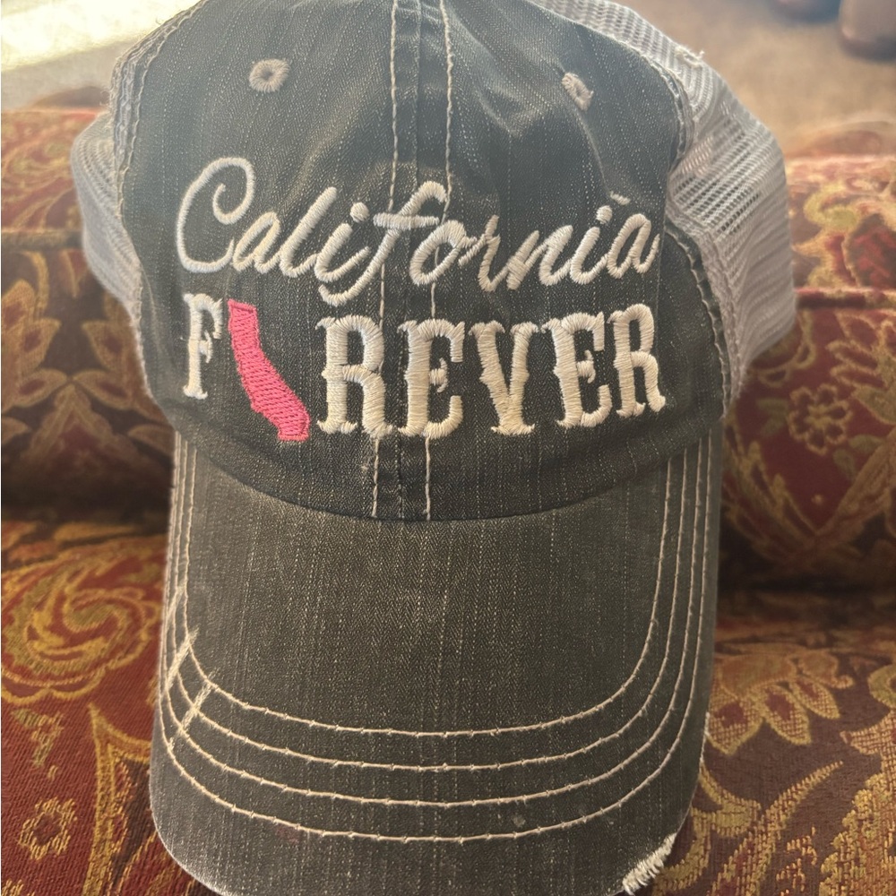 California Forever Distressed Cap